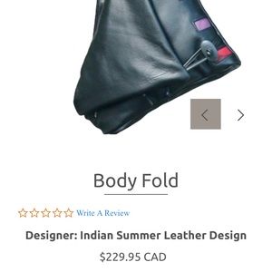 Indian Summer body fold, never worn